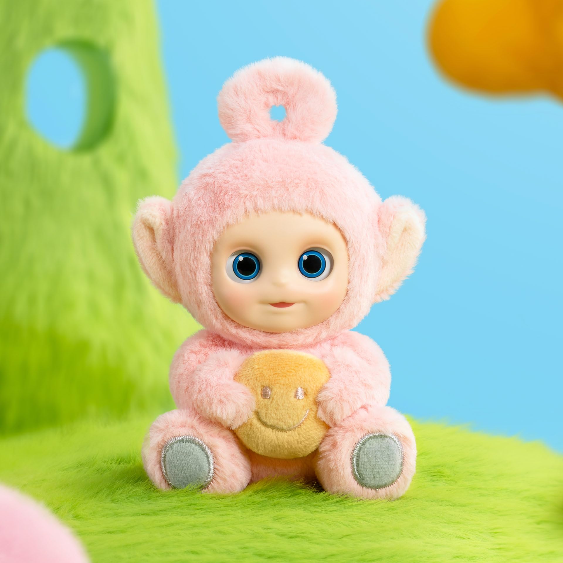 POP MART Teletubbies Say Hello Series Ciondolo a forma di scatola cieca, giocattoli di peluche da collezione, regali di compleanno per ragazze e ragazzi, scatola singola