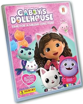 Lisanslı Official Gabbys Dollhouse TCG Mega Başlangıç Paketi, Trading Cards, Koleksiyon Albümü, 2 Blister, 2 Limited Edition Kart, Playset