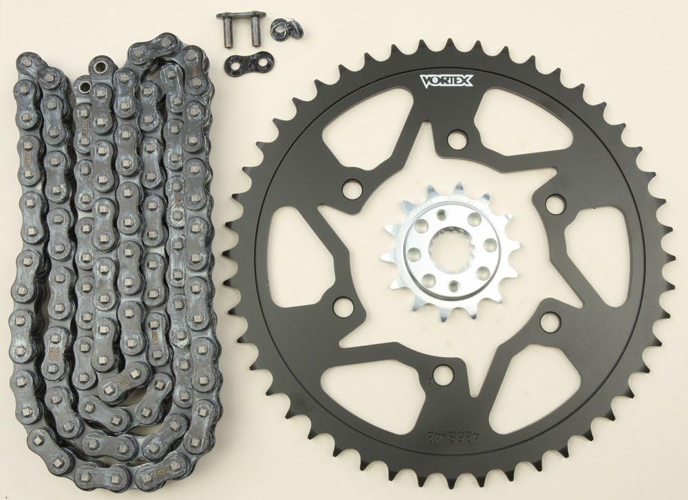Vortex 3-Ck4266 Sprocket/Chain Kit Stl/Stl 14/45T Sil Sx3 520-106L Blk