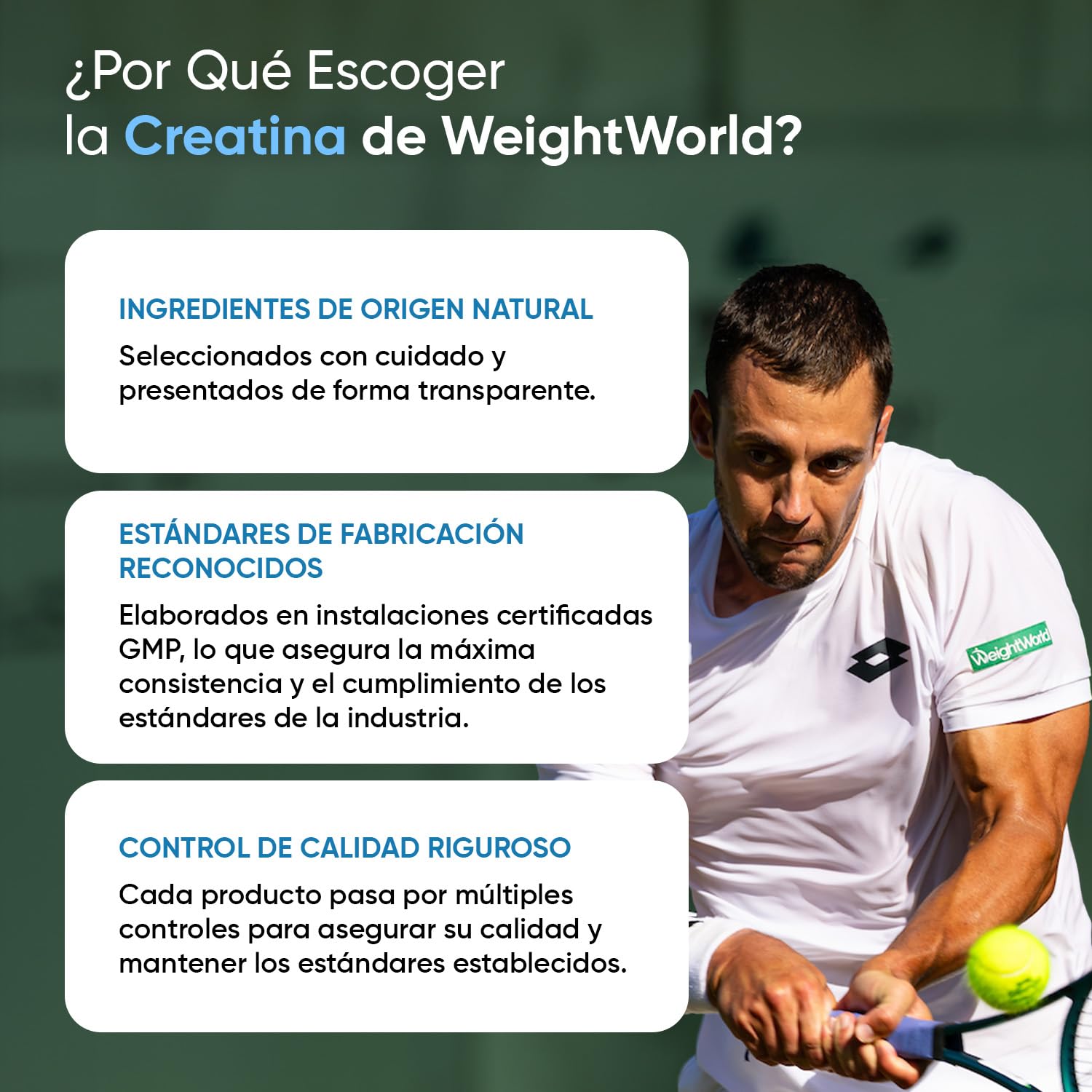 Creatina Monohidratada 3000mg, 270 Comprimidos, 3 Meses de Suministro - Suplemento Deportivo Apto para Veganos, 3 Comprimidos al Día, Sin OGM ni Estearato de Magnesio