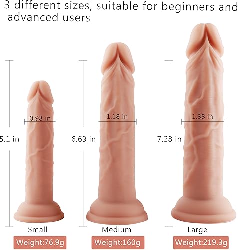 Miniatura 2 de Juegos de entrenamiento de enchufe anal, consolador anal de silicona de 3 tamaños con fuerte ventosa para hombres, juguetes sexuales para mujeres