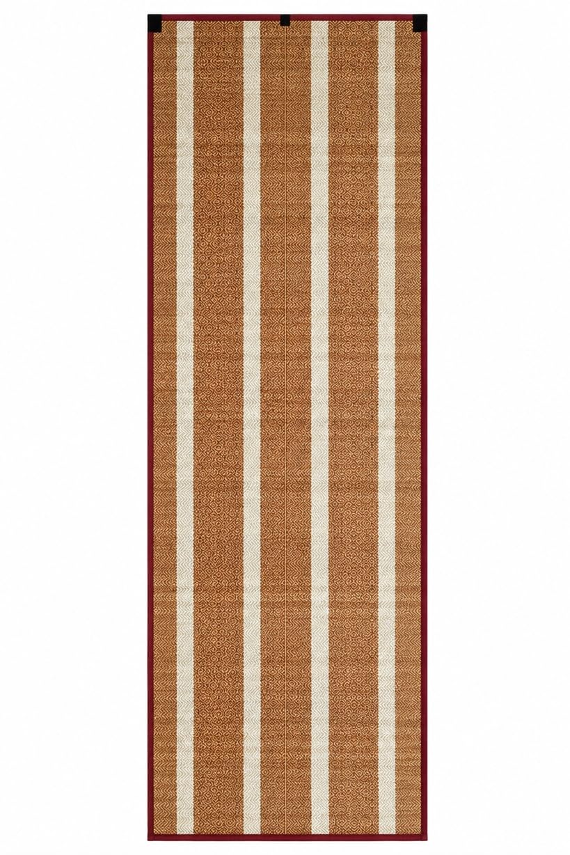 Madurkathi Yoga Mat 2x6.5 Feet (24x78 Inch)| Multi Purpose Floor Mat| Natural River Grass Mat for Meditation & Yoga | Sitting Floor Yoga Mats | Foldable & Eco-Friendly (1 Pieces)-picture-29