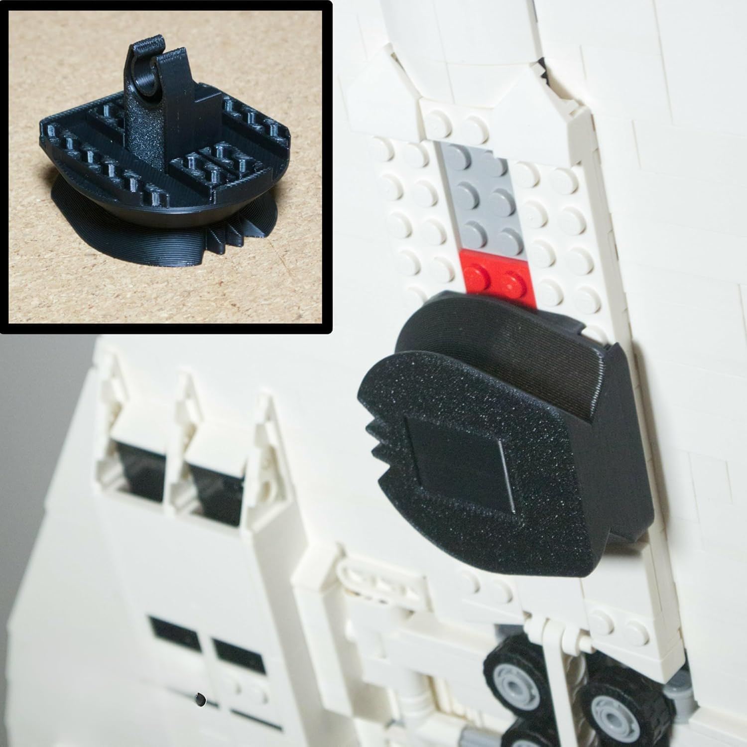 Wall Mounting Display Holding Bracket for Lego Icons Concorde (10318) – Secure & Angled Display Bracket, Space-Saving Mounting, Easy Installation