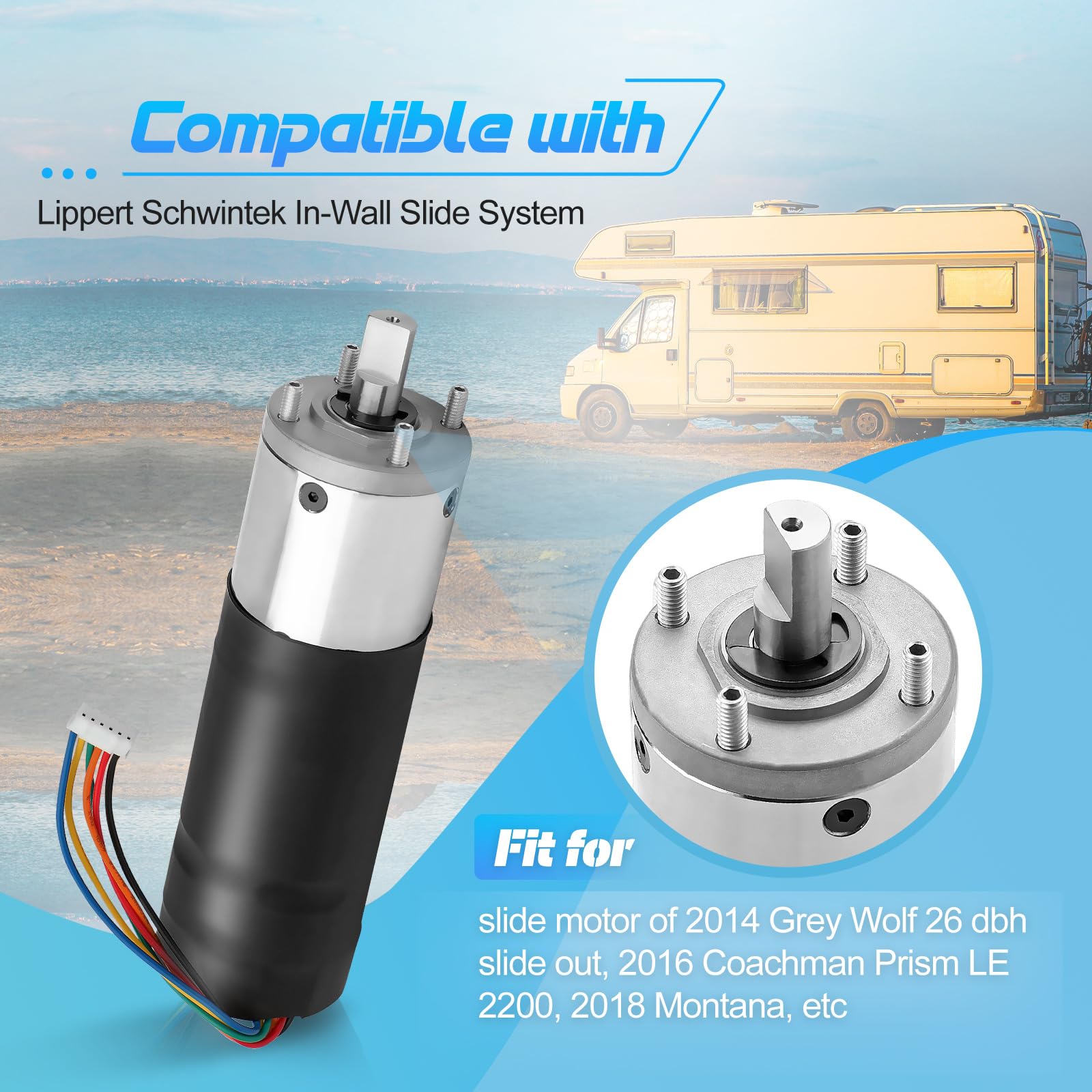 ランブロス　2003 Lippert 236575 Schwintek Motor In-Wall Slide Out