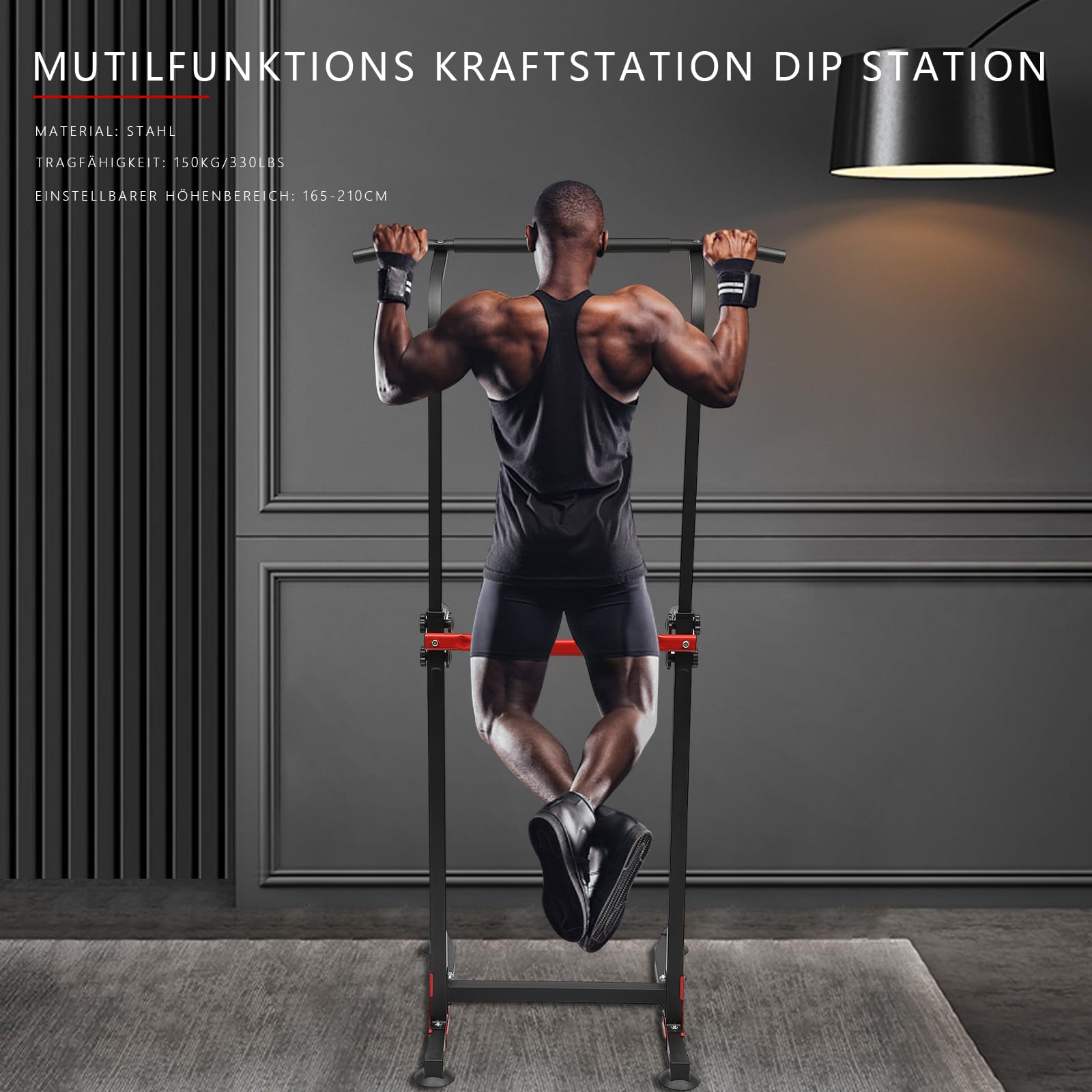 Barra Ginnastica Orizzontale Pieghevole Regolabile Tirare All'Alta Attrezzature Casa Allungabile Allenamento Struttura Triangolare Palestra Sport Interior Fitness Professionale
