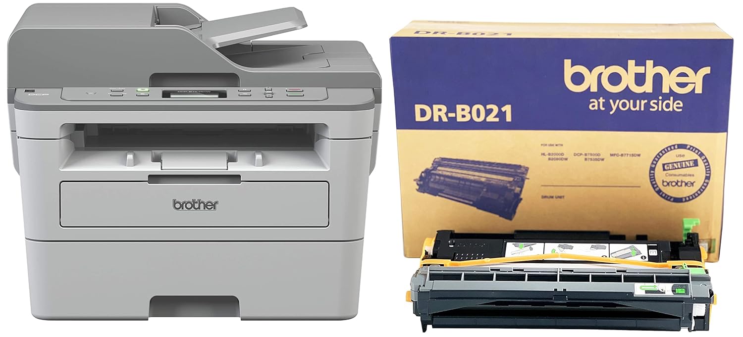 Brother DCPB7535DW MultiFunction Monochrome Laser Printer with Auto