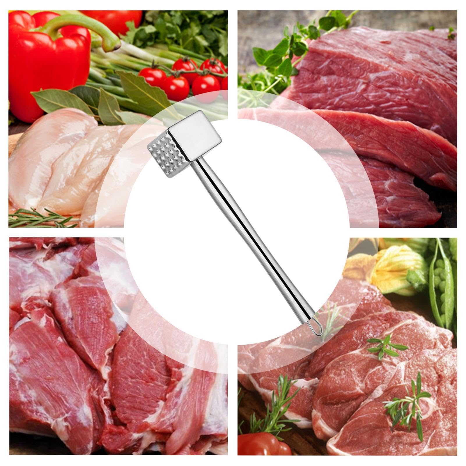 Amazon｜ミートテンダライザー、肉用キッチンハンマー - キッチン