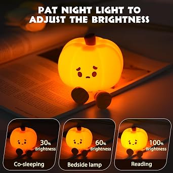 Pumpkin Night Light Official Licensed Genuine Halloween Lamp Decor Gifts