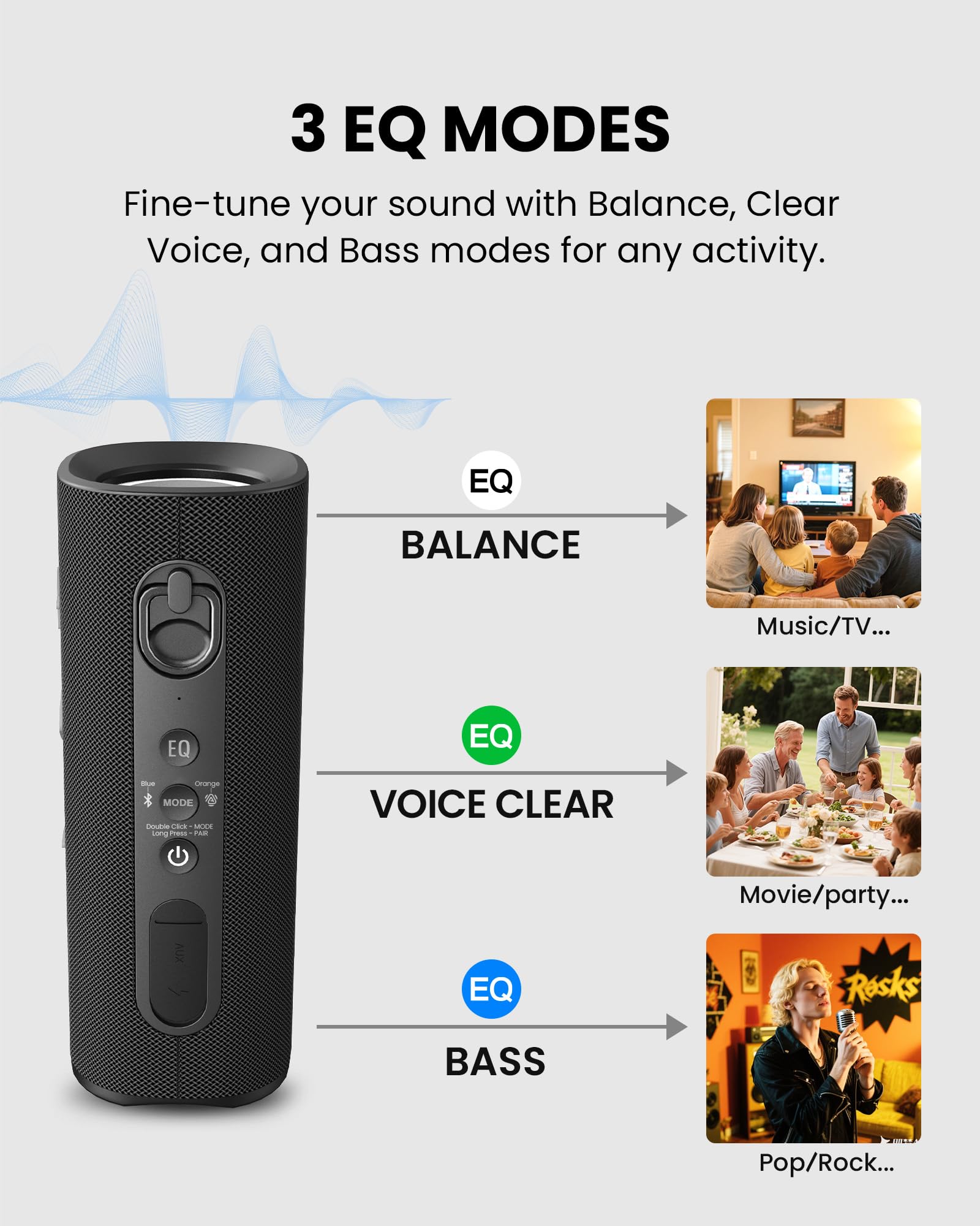 Avantree Harmony A1 – Sistema di altoparlanti wireless multi-room Auracast per musica, feste e riunioni in casa, 1 trasmettitore con 10 altoparlanti Bluetooth Auracast