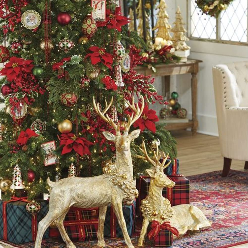 クリスマスオーナメント 赤金・金緑 雪の結晶 Amazon.co.jp: Hanakaze クリスマス オーナメント飾り 豪華63個入り