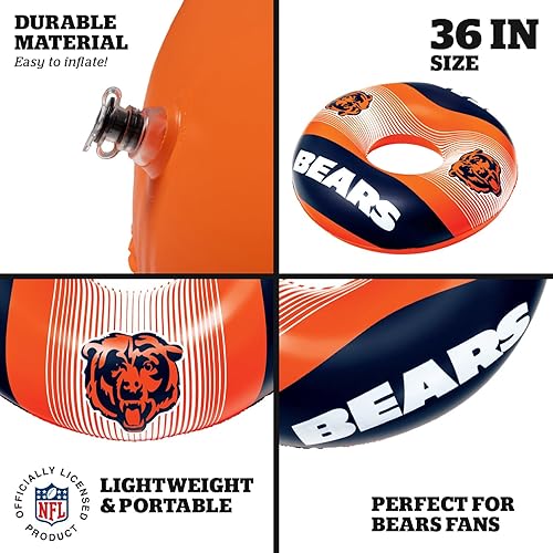 Miniatura 3 de BigMouth 36 Inflatable Pool Floats Officially Licensed NFL Fan Gear Merchandise Inner Tube for Adults and Teens