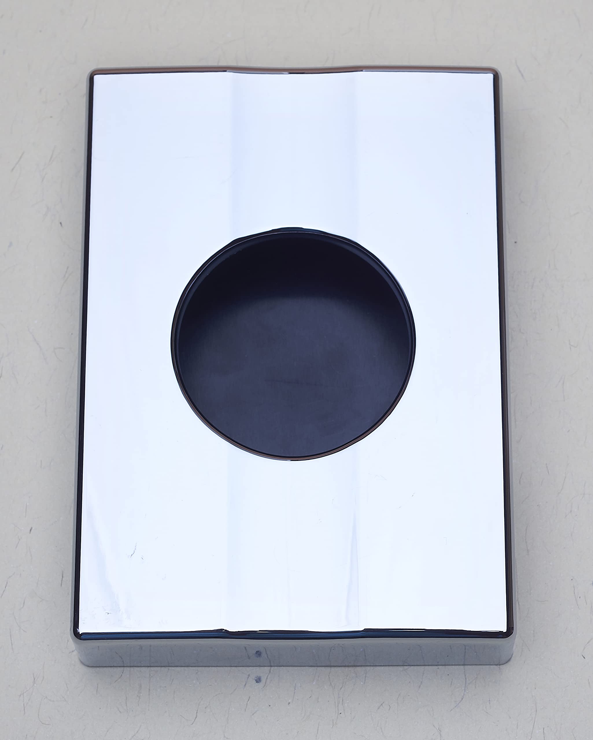 P E R K Hygienic Dispenser Holder Hygienic Bag Dispenser Chrome for Ladies Restroom Hotel Guest Bathroom Hospital Feminine Care Stainless Steel Finish Wall Mounted (Chrome)