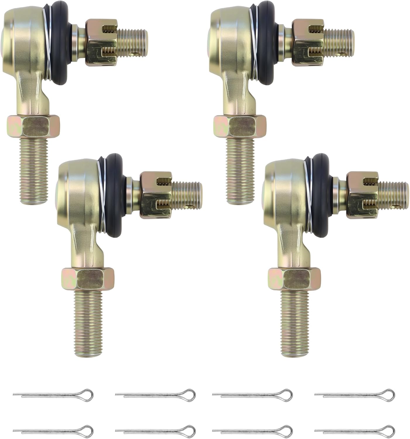 PRO BAT M12 Ball Joint 12mm Tie Rod End Right-Hand Thread 150 Baja DN150 ATV Dirt Bike Go Kart Scooter Sunl Kandi Buggy, 4PCS