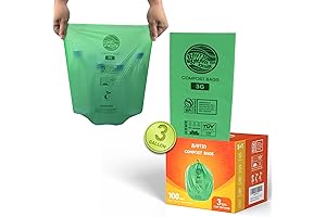 Compostable Trash Bags for the Eco-Minded (3-Gallon)