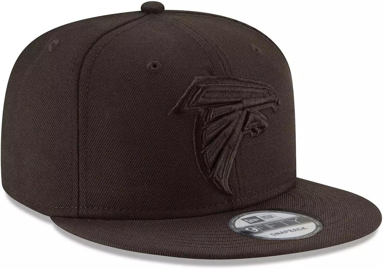 New Era NFL 9FIFTY Black On Black Adjustable Snapback Hat Cap One Size Fits All - Image 3