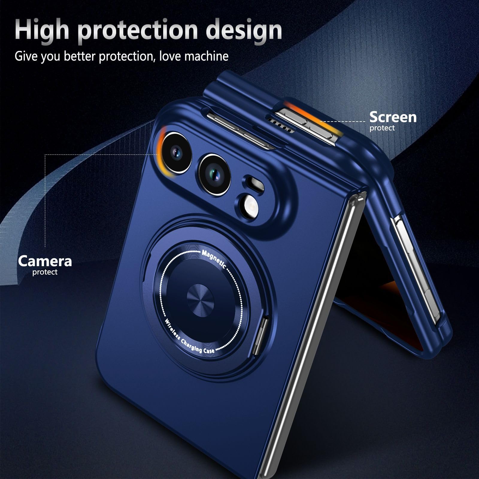 Magnétique Coque pour iPhone Duo, Tout Compris Caméra Protection