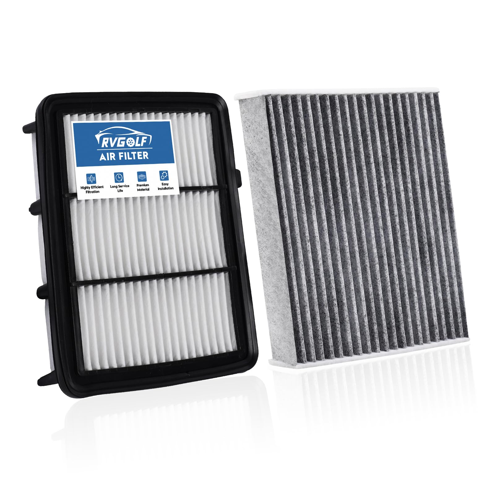 Engine+Cabin Air Filter Fit for 2018-2022 Honda Accord L4 1.5L Gas Only
