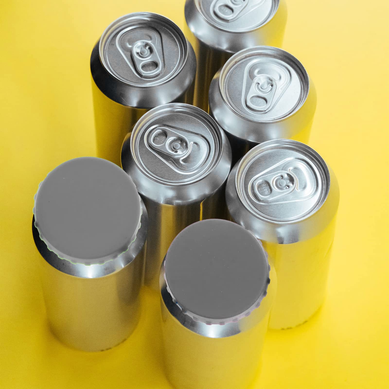 Produktbild von Wiederverwendbare Dosenverschlüsse (6 Stück) – Staubdicht & Auslaufsicher, Passend Für Bier, Soda & Energy-Drinks