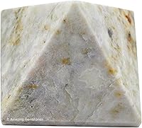 Vista 393 de Amazing Gemstone Amethyst Pyramid Crystal Healing Stones - 2" Great Pyramid Figurine of Natural Stone Pyramid for Meditation, Reiki, Chakra