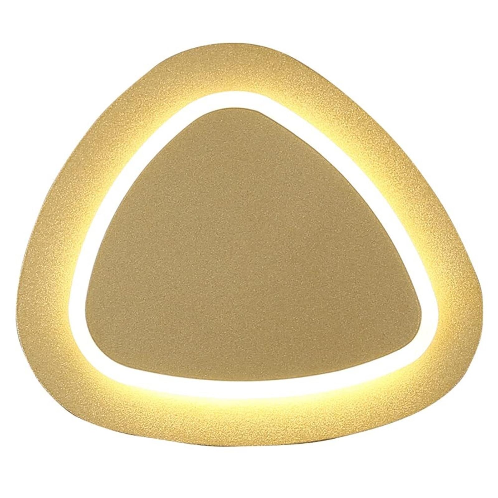 Aplique de Pared LED Minimalista Ultrafino Lámpara de Diseño Geométrico Dorado 8