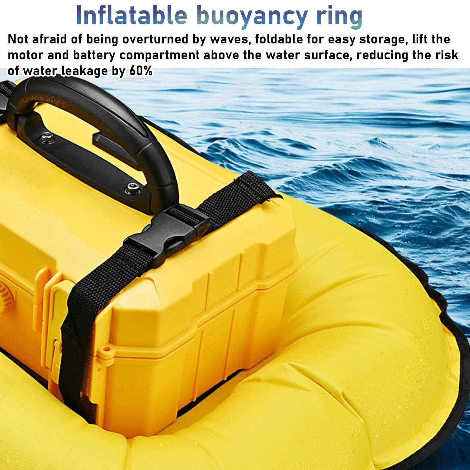 WYWY Sistema de buceo recargable de 3/5.5 horas con manguera de 10 m y regulador de respiración de buceo, máquina de buceo desmontable, para buceo recreativo y pesca (amarillo, D3000)