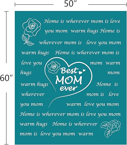 Miniatura 7 de BESTSWEETIE Manta de regalos para mamá, manta para el día de la madre de hija, hijo, mamá, regalos para mujeres, manta mullida para mamá, esposa,