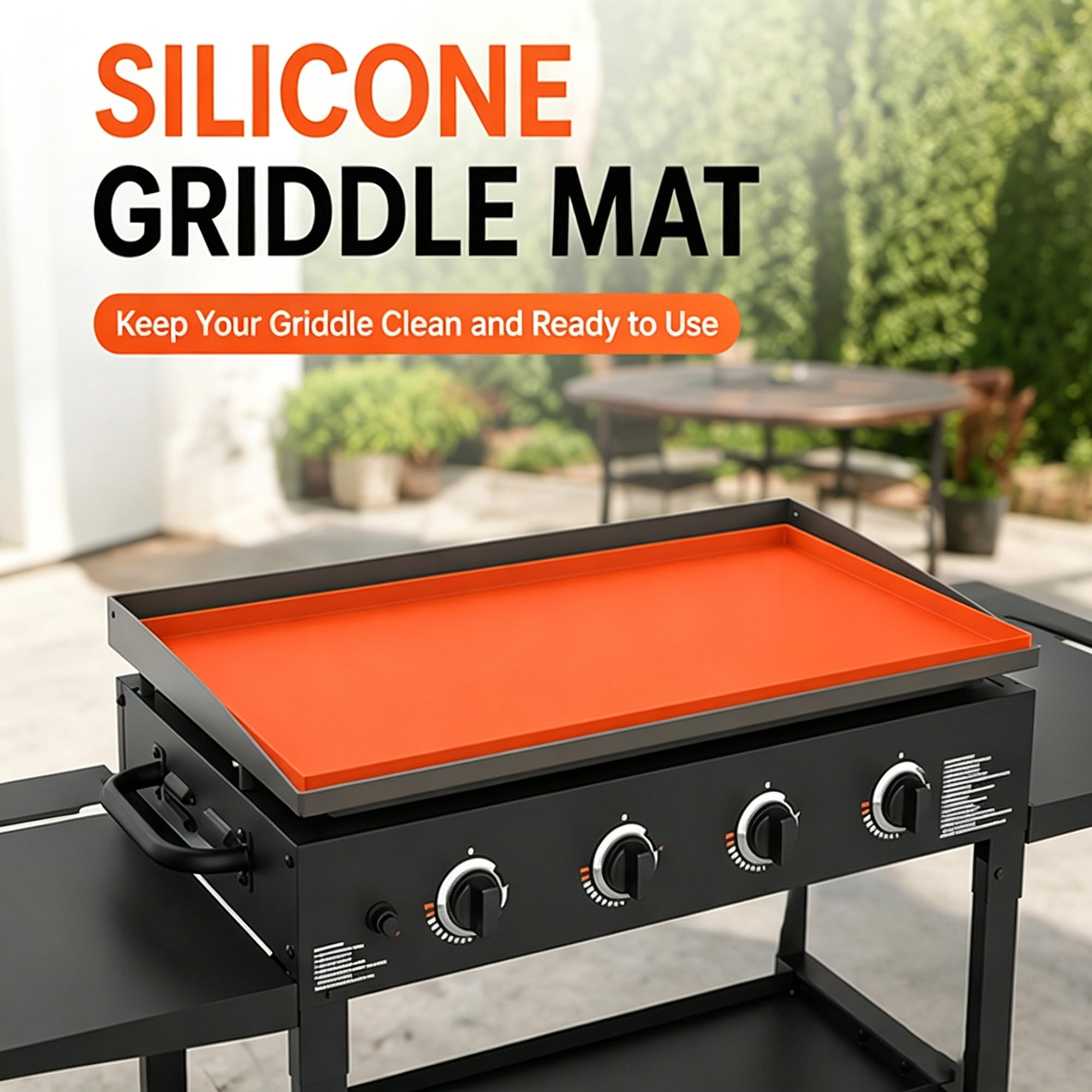 ZORQ Alfombrilla de Silicona para Plancha Grill Compatible con Landmann Rexon PTS 4.1 S 2019–2022