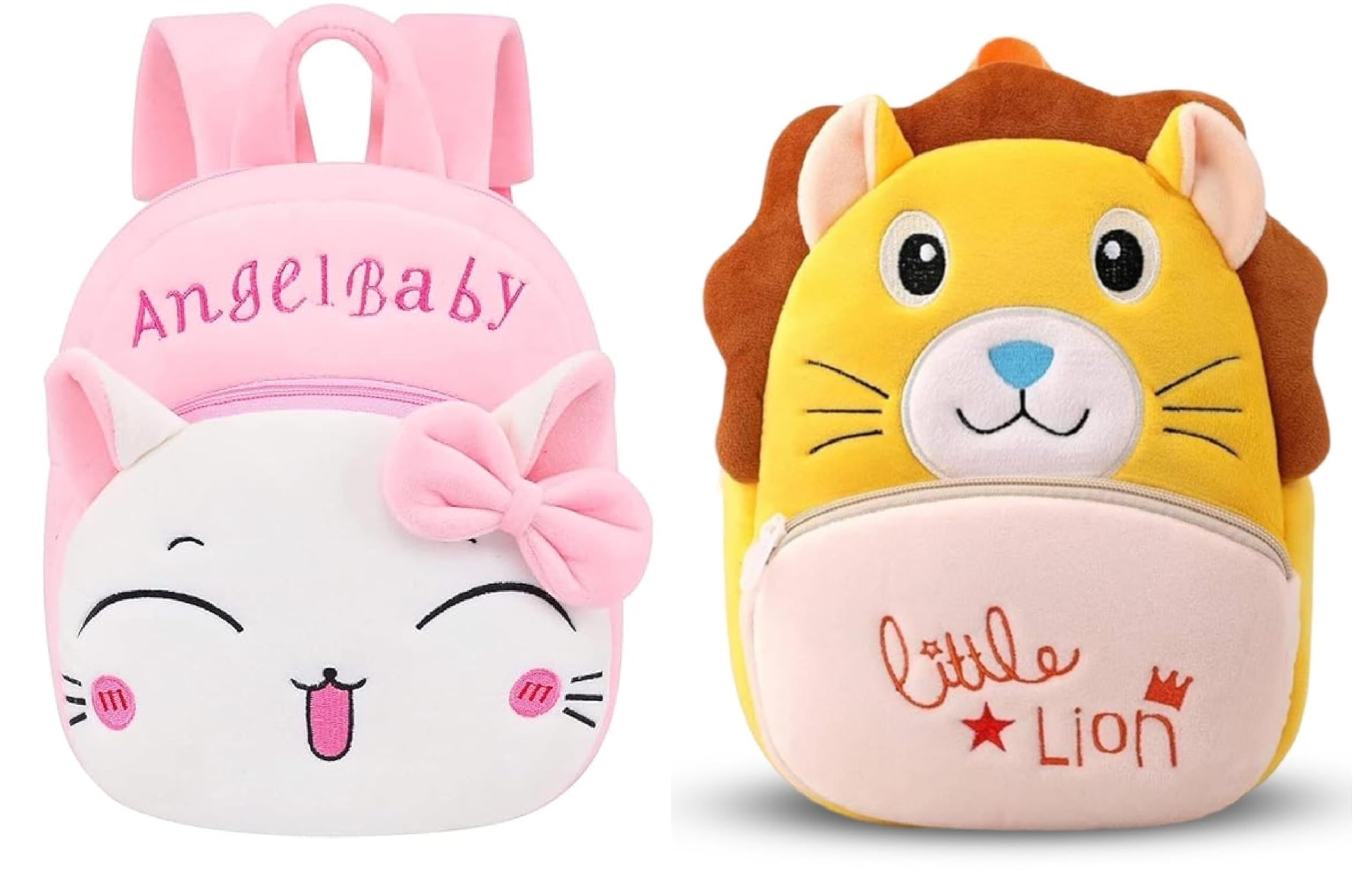 amazon brand - solimo Solimo Cute Kids Backpack Toddler Bag Plush Animal Cartoon Mini Travel Bag for Baby Girl Boy 1-6 Years, Ideal for Gifting for Kids-picture-42