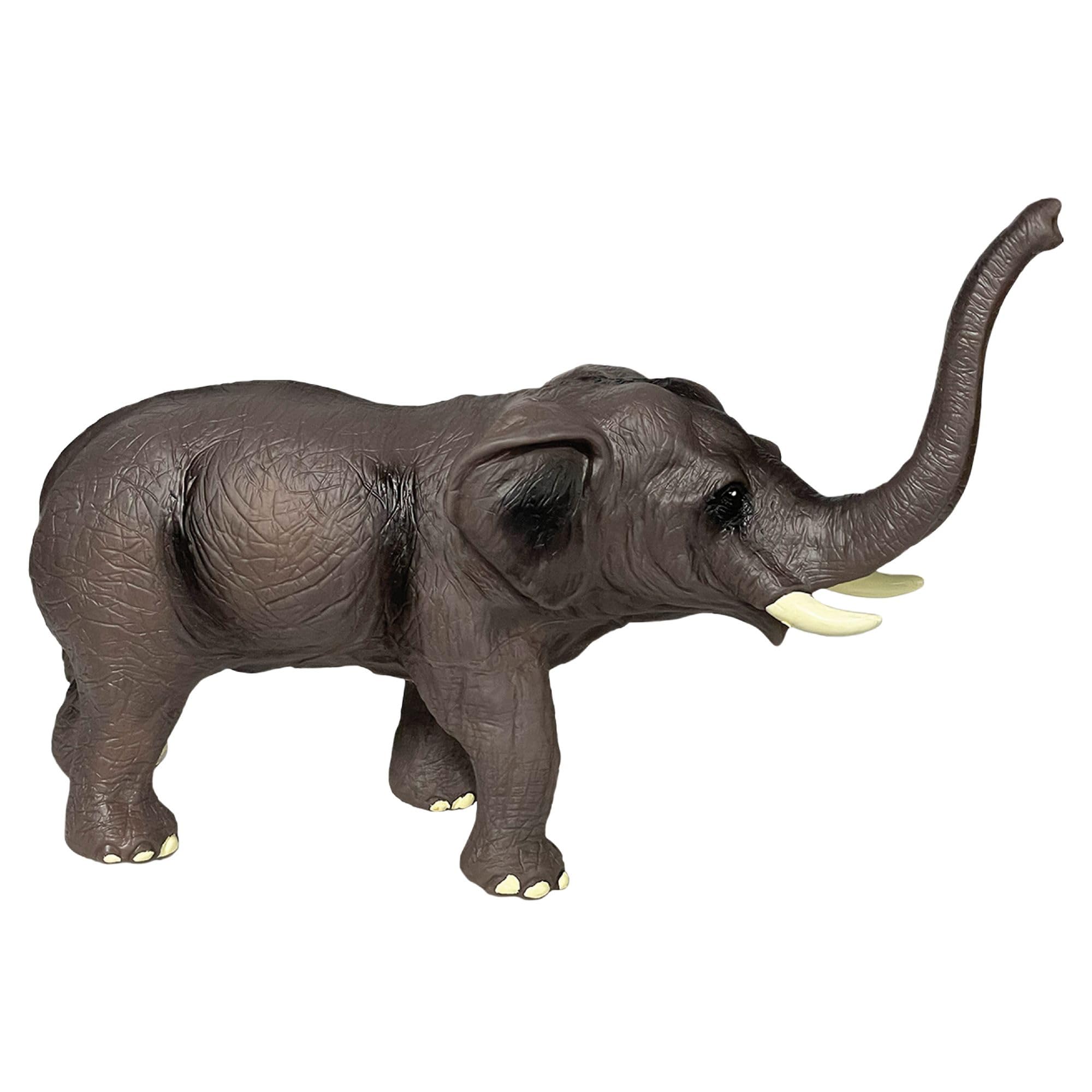 SoftArk Replicas - Elephant from Deluxebase. Large Realistic Animal Figurines, Soft Eco-Friendly Kids Toys, Jumbo Wild Animal Toy for Imaginative Play. — image 1