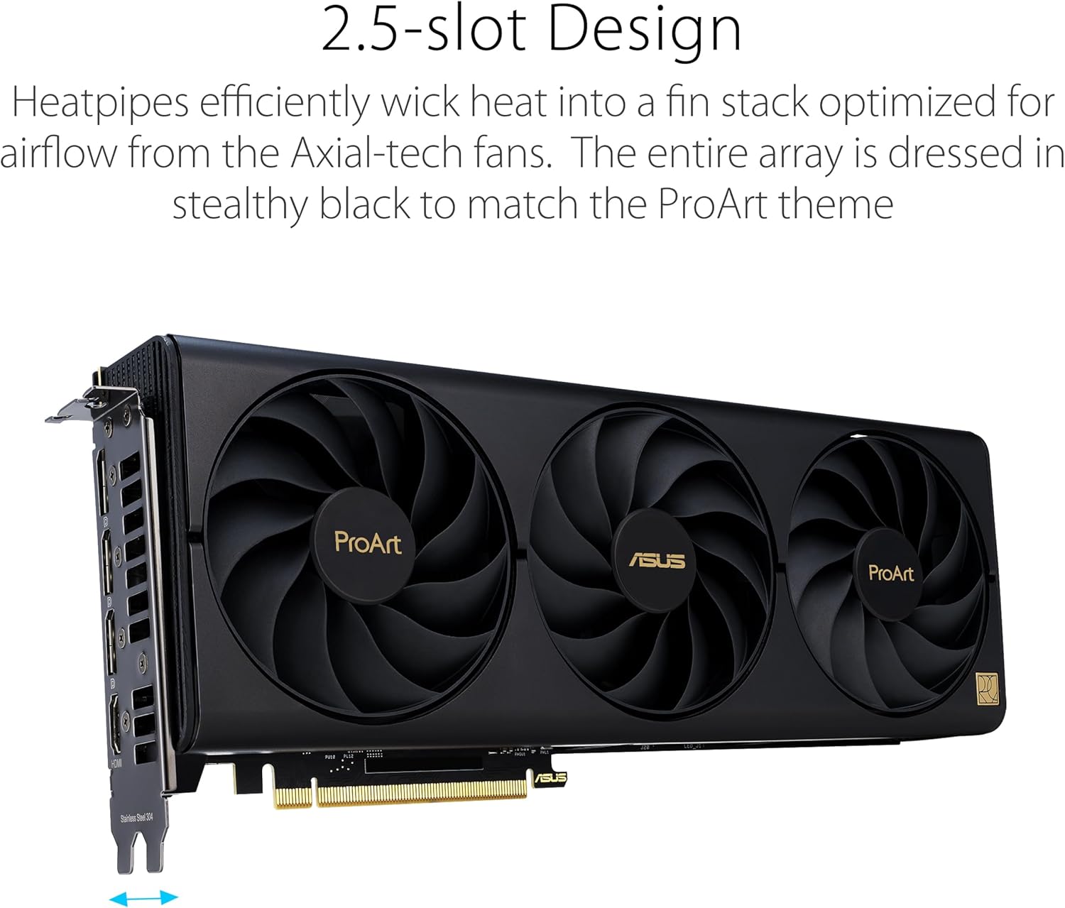 ASUS ProArt GeForce RTX™ 4070 Super OC Edition Graphics Card (PCIe 4.0, 12GB GDDR6X, DLSS 3, HDMI 2.1a, DisplayPort 1.4a)
