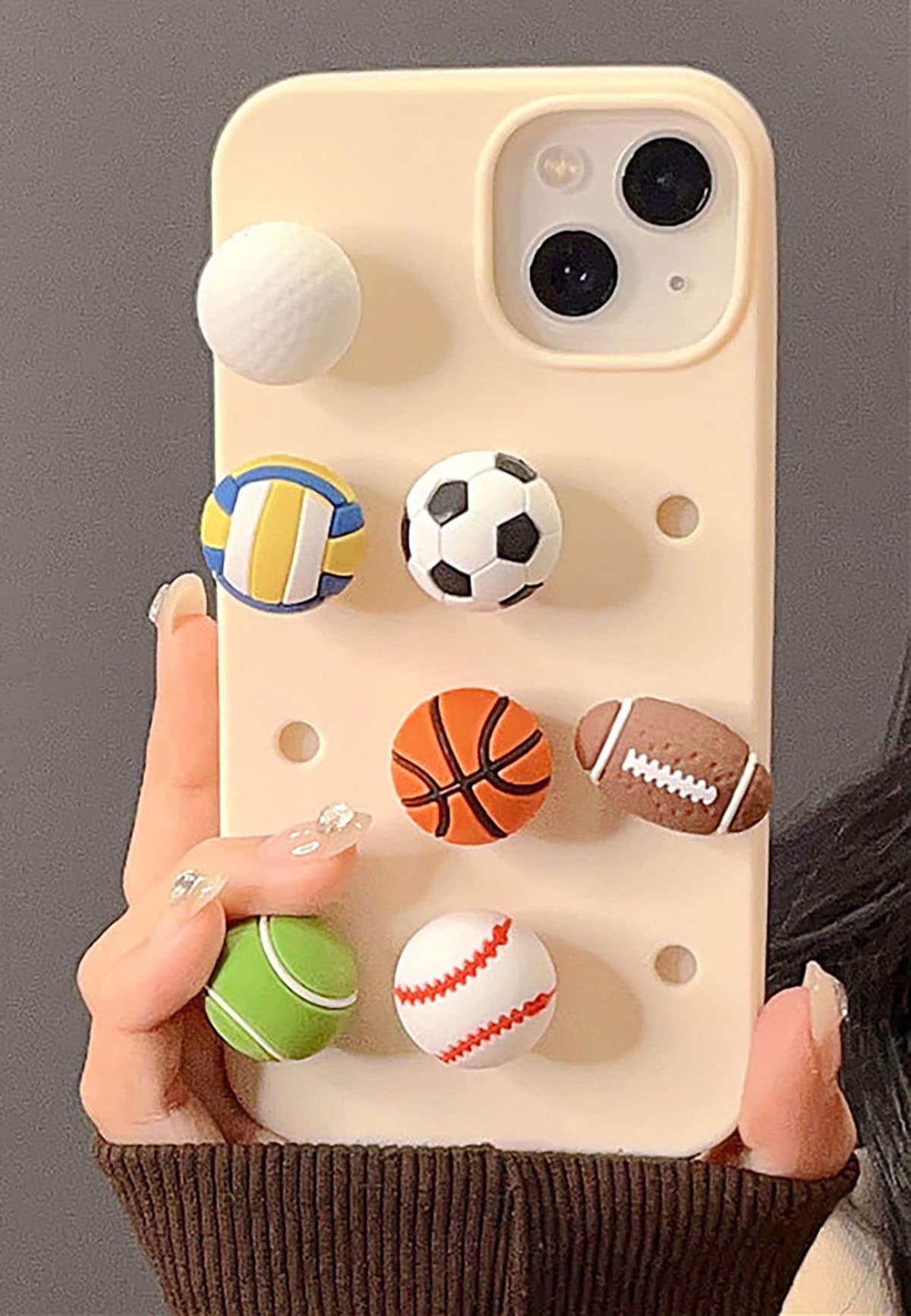 Amazon.co.jp: クロッグ スマホケース 穴あきスマホケース サッカー