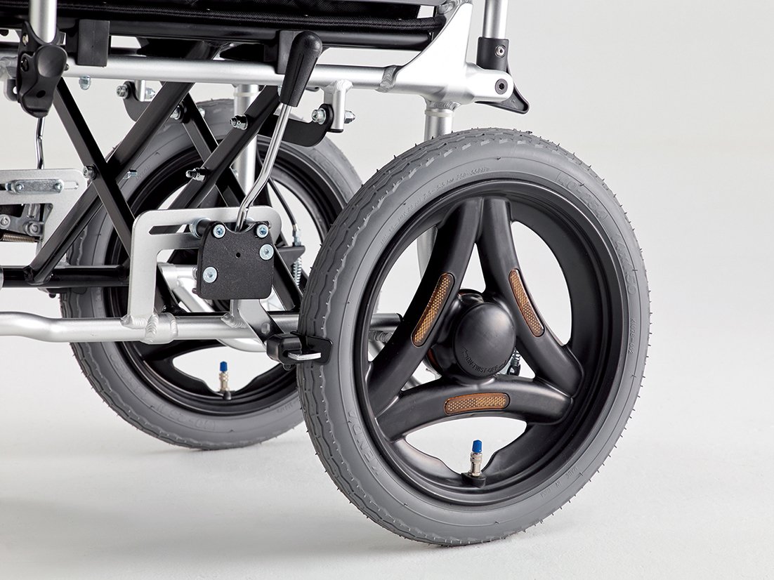 Amazon | ミキ 介助型コンパクト車いす SKT-200 レッド 40 | ミキ 
