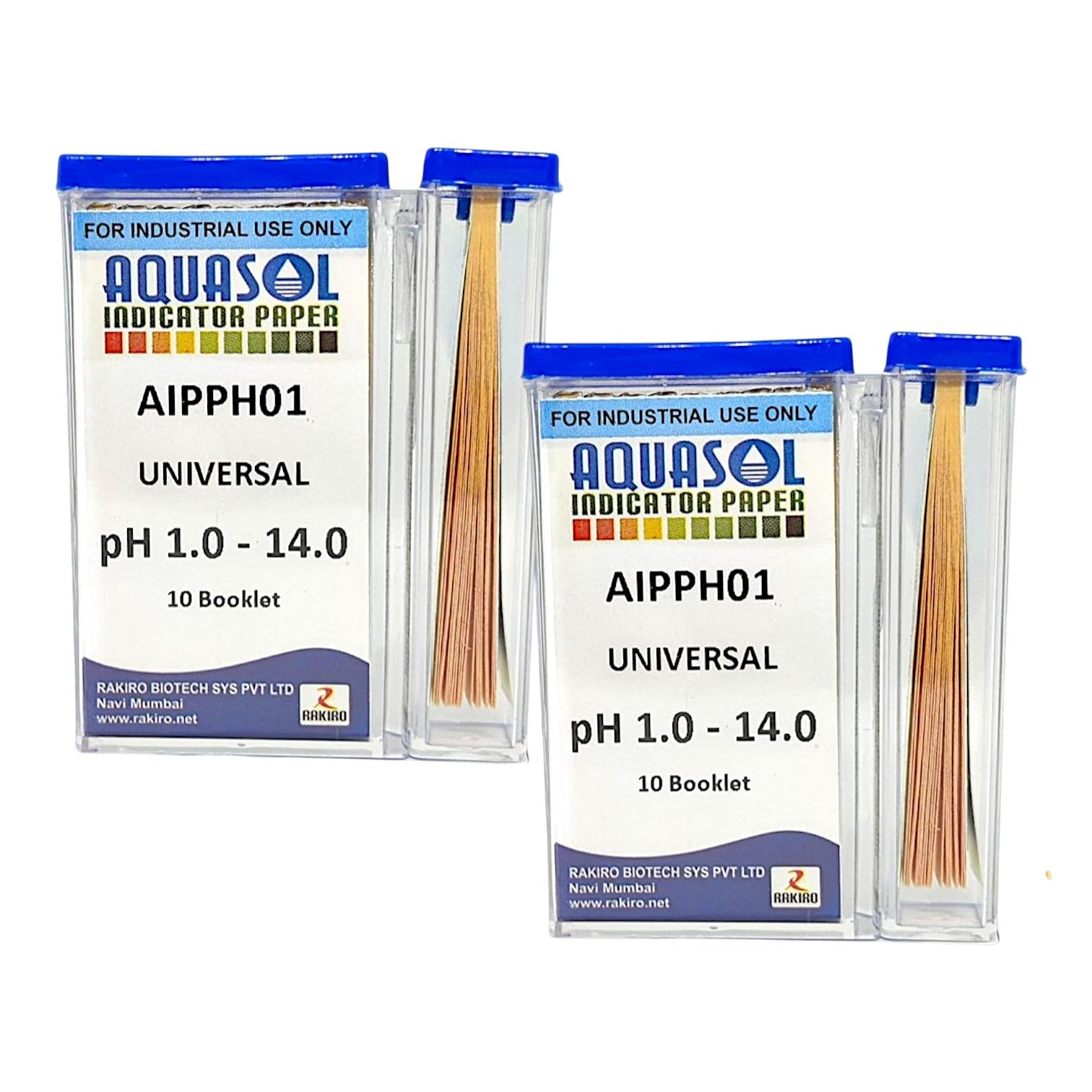 AQUASOL pH Indicator Paper AIPPH01 (pH 1.0 – 14.0) | 10 Booklet Pack of 2 | Accurate Water, Acid & Base Testing Strips for Aquarium, Industrial & Educational Use | Easy-to-Use pH Test Paper-image-6