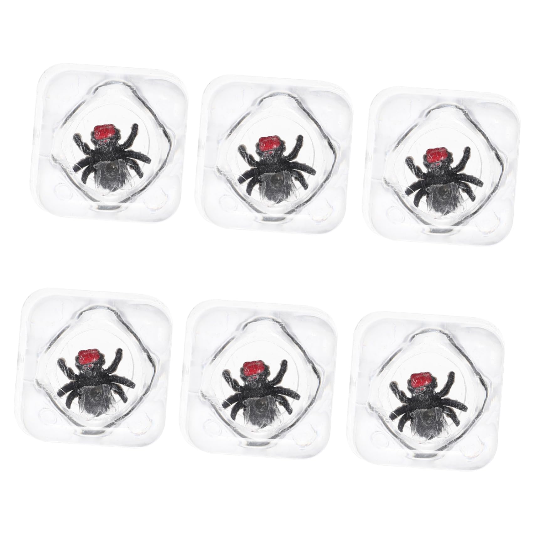 Abaodam6Pcs Insect Ice Cube Toys Fake Ice Blocks Bugs for Boys and Girls Prank Toys