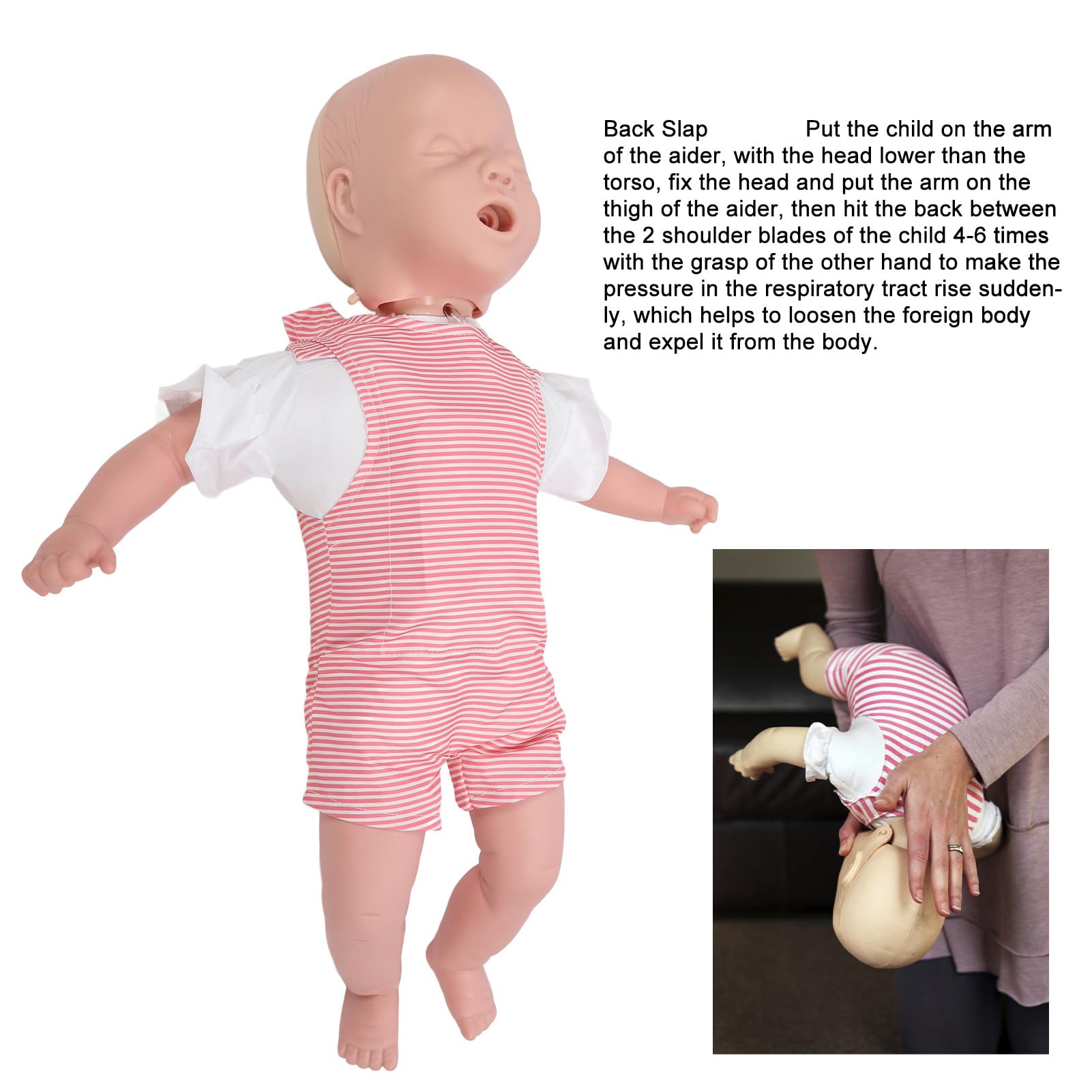 Säuglings-HLW-Puppe, Kardiopulmonale Reanimations-Säuglingspuppe, Professionelle Säuglingspuppen-Simulations-Körperstruktur-Puppe für das Training