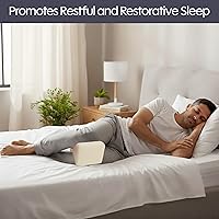 Vista 8 de Remedy Almohada contorneada de espuma viscoelástica, color blanco roto