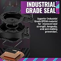 Vista 10 de Cooler Master MasterLiquid ML360L ARGB V2, Close-Loop AIO CPU Liquid Cooler, Gen3 Dual Chamber Pump, 360mm Radiator, SickleFlow 120 PWM ARGB, AMD