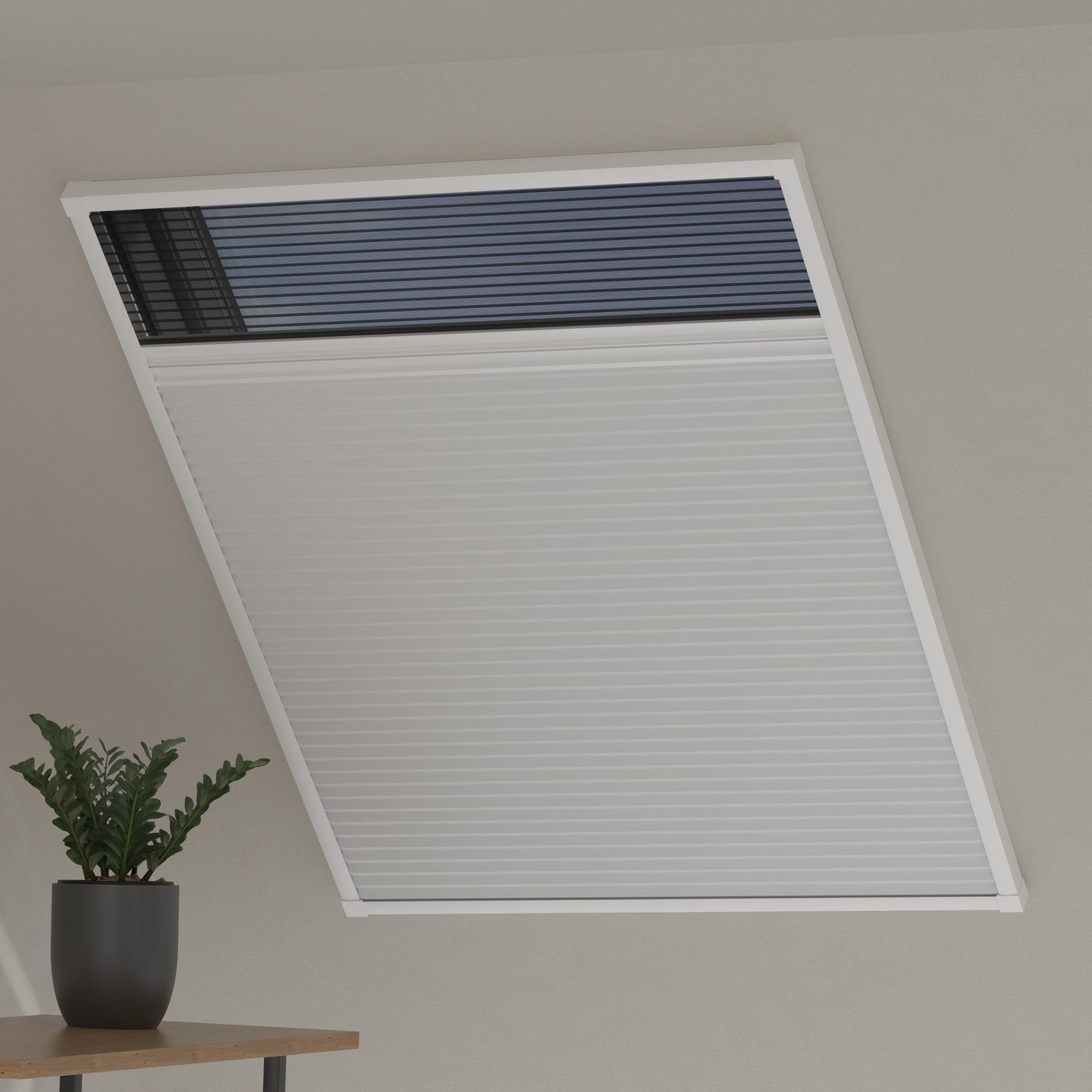 Cocoon Store Occultant 100x160 - Blanc avec Moustiquaire Noir