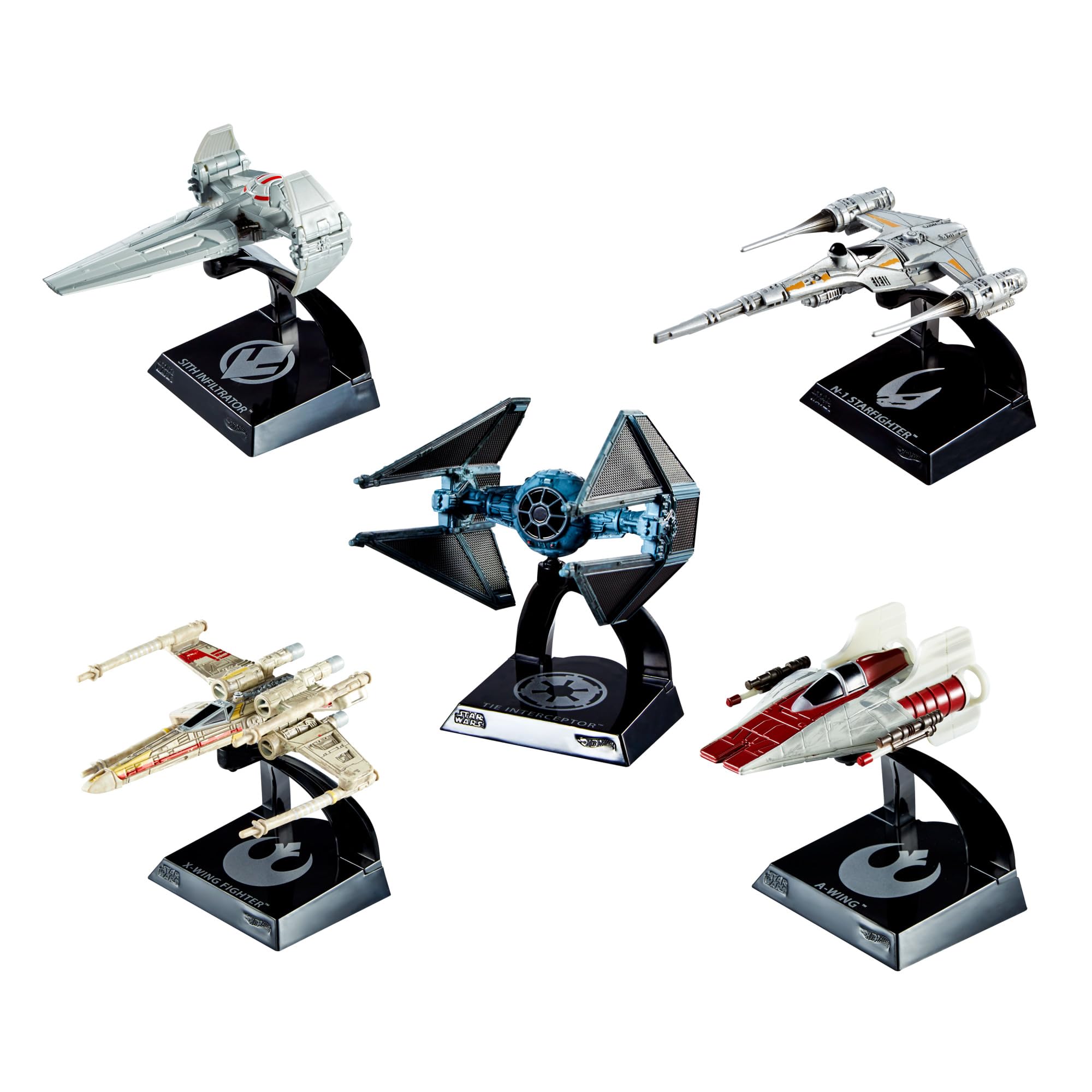 Hot Wheels Vehículo de Colección Caza Estelar de Naboo N1