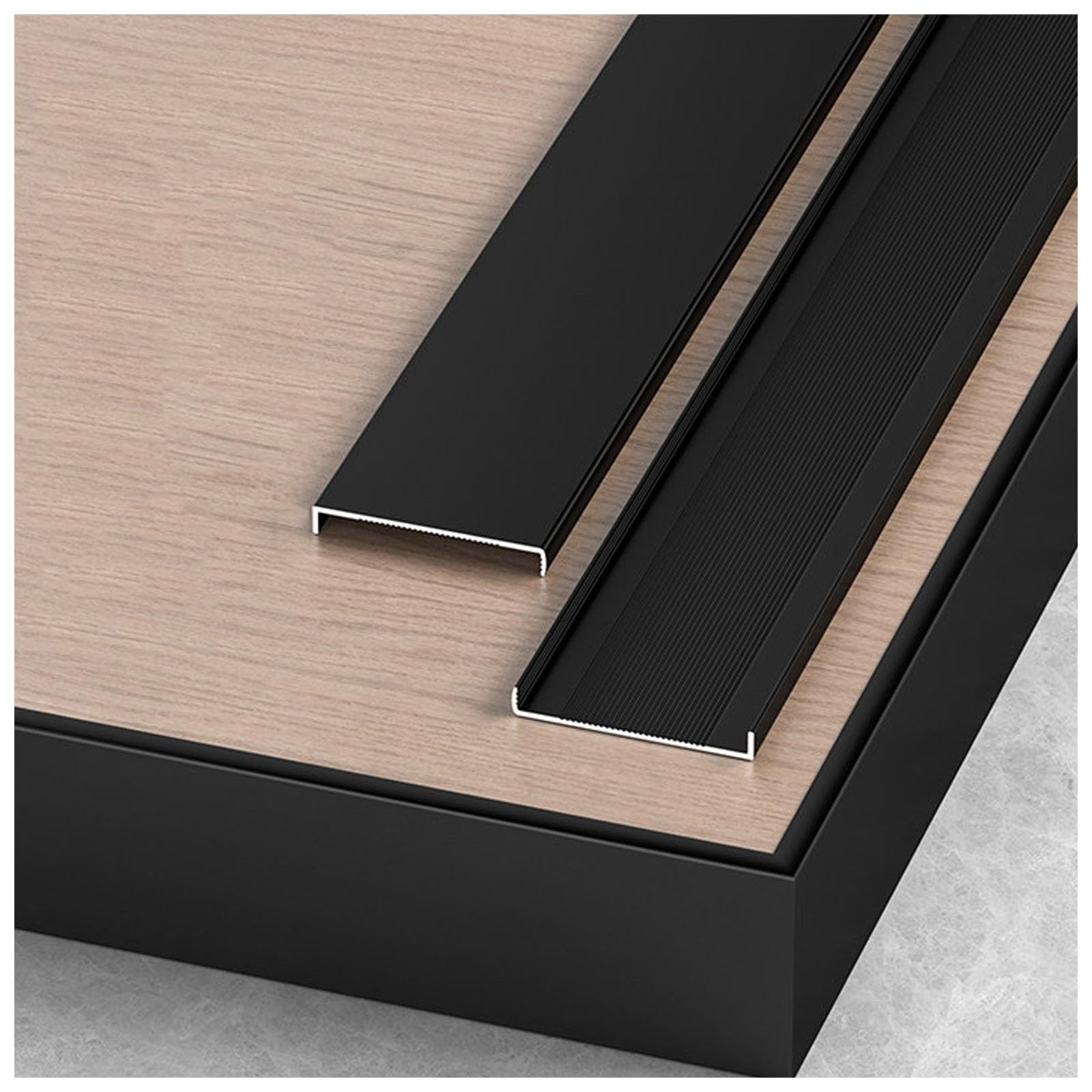 1 mm Dicke Aluprofil U Profil Stahl - Aluminium Edelstahl Eloxiert