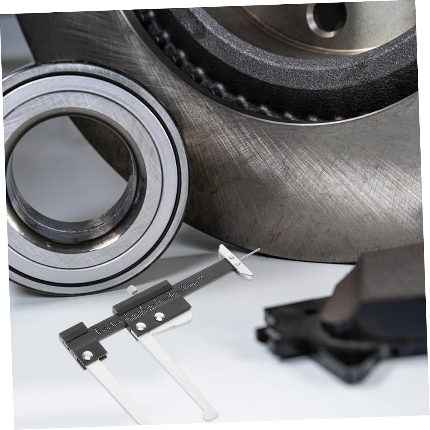 Mobestech Brake Measurement Tool Brake Pad Thickness Gauge for Optimal Performance