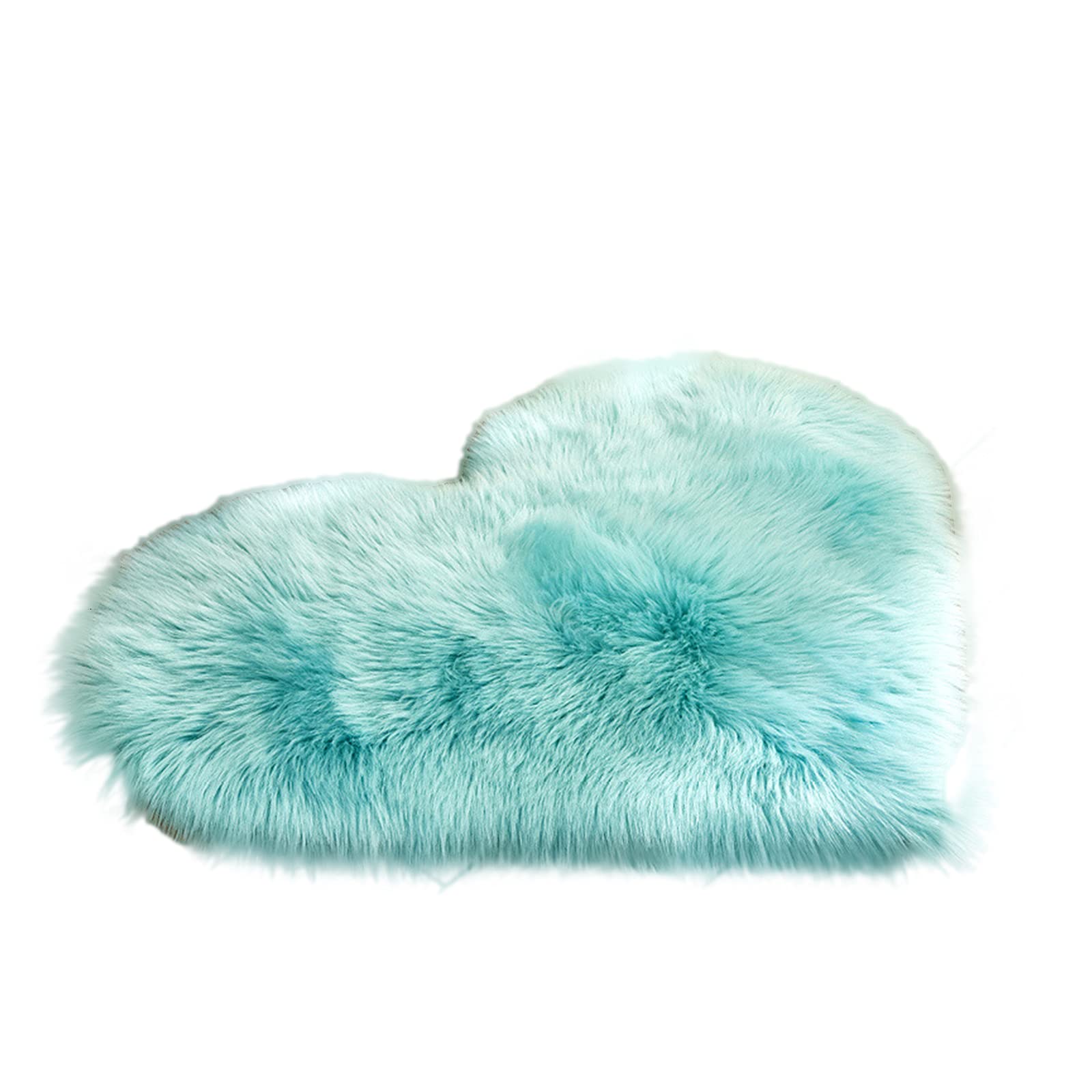 Tapis de salon bleu clair 40x50 anti-froid au sol en peluche douce