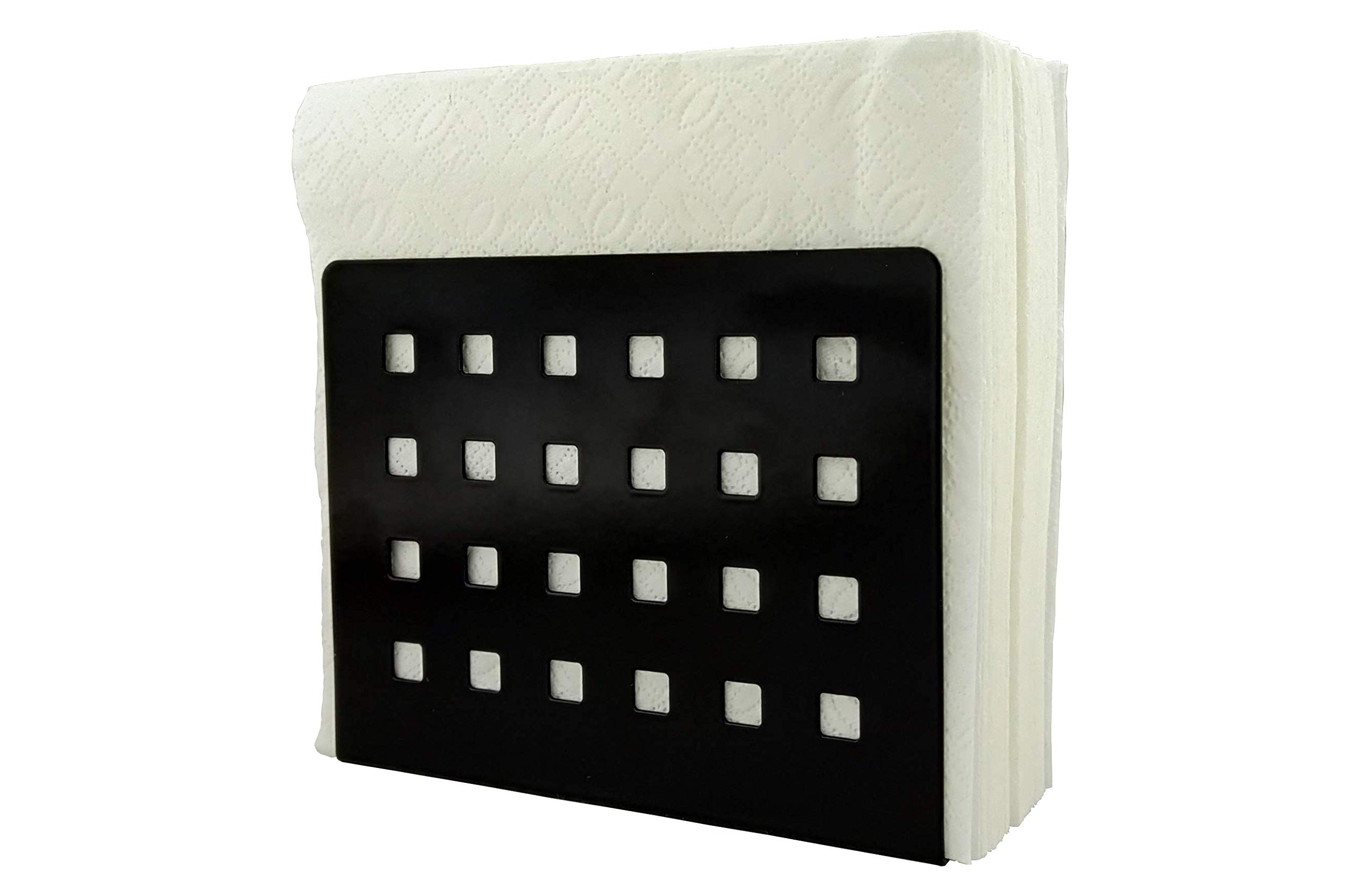 Metal matte black napkin holder for dining table decor & kitchen decor for counter