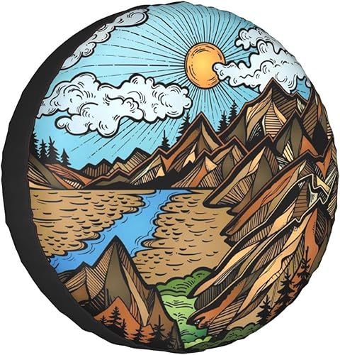 Miniatura 8 de Gwomo I Hate People - Funda para neumático de repuesto resistente a la intemperie, ajuste universal para remolque, RV, SUV, camión, cámper, remolque