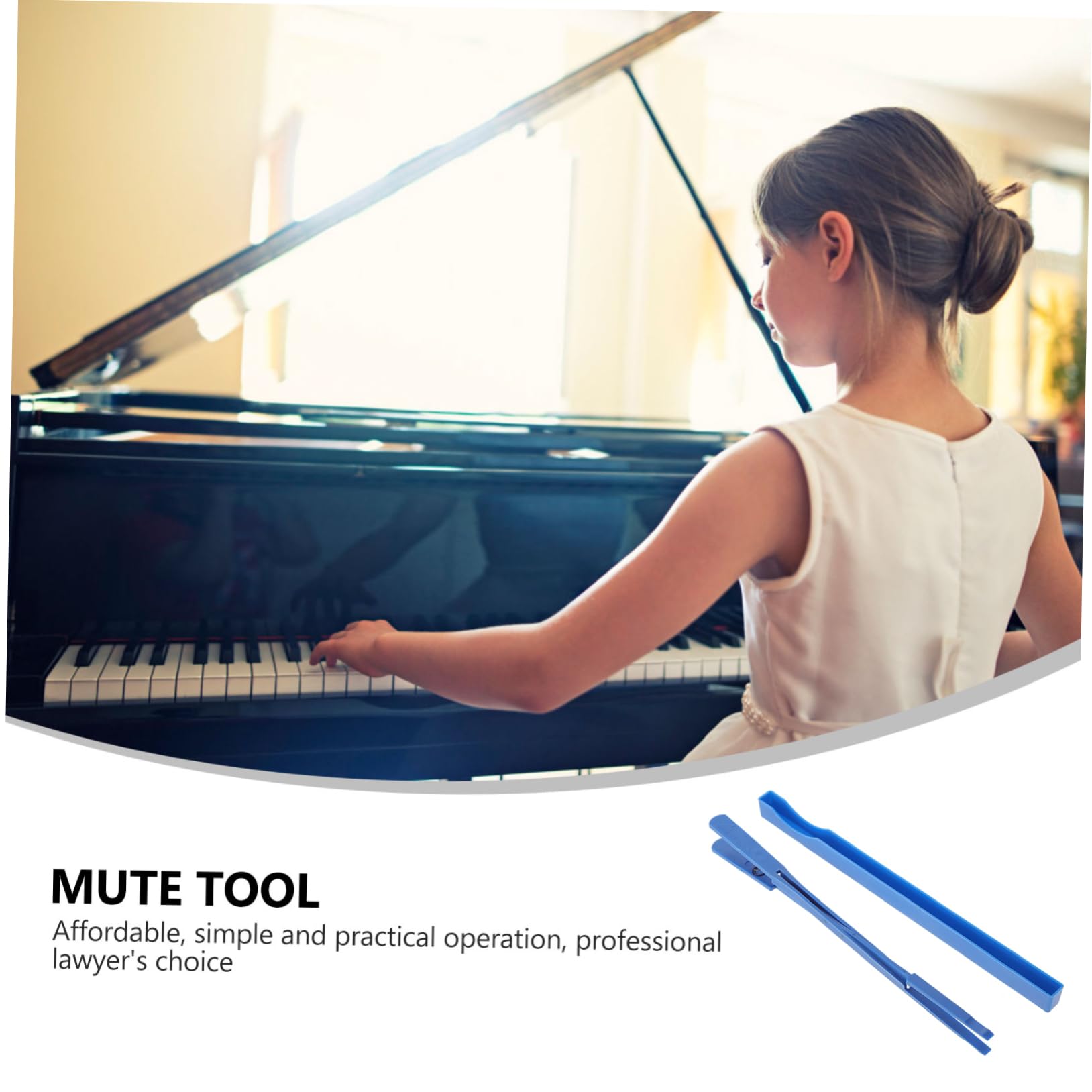 Nylon Treble Mute Clamp for Piano Tuning Repair - Mediant and Alt Mute Tool, Random Color, Piano Tuning Kit - Image 3