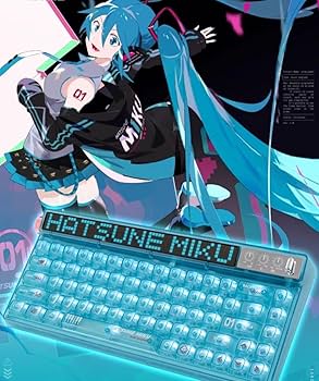 Amazon.co.jp: YINGGU 初音ミクキーボード 機械キーボード ゲーミング