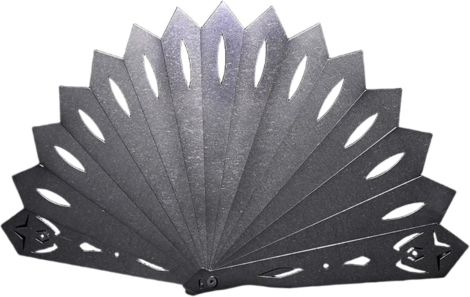 9.21 Inch C Pattern Stainless Steel Chinese Martial Arts EDC Fan