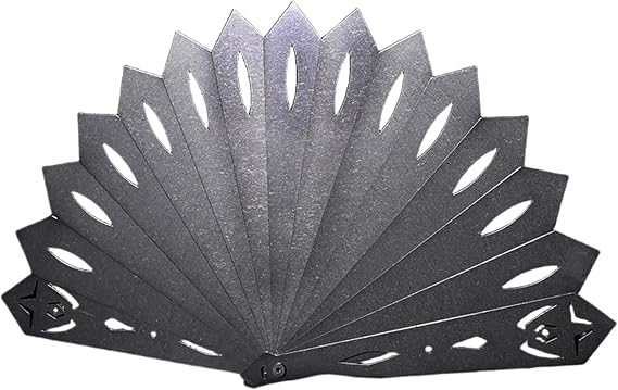 Folding Fan Stainless Steel Chinese Fun Comic-Style Heavy-Duty Martial Arts Fan 9.21 EDC Fan