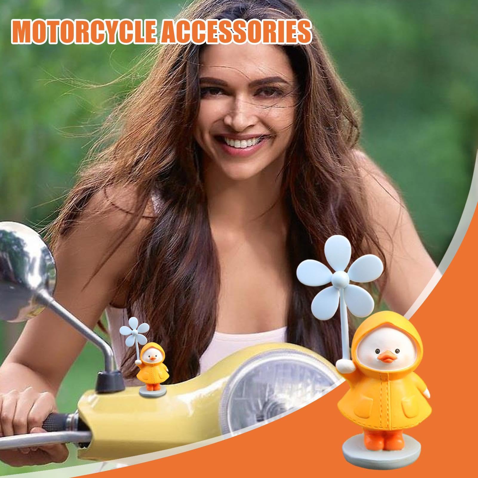 Canard De Guidon Vélo – Décoration Silicone Avec Hélice, Klaxon Rigolo, Sangle Montée, Pour Enfants Et Adultes