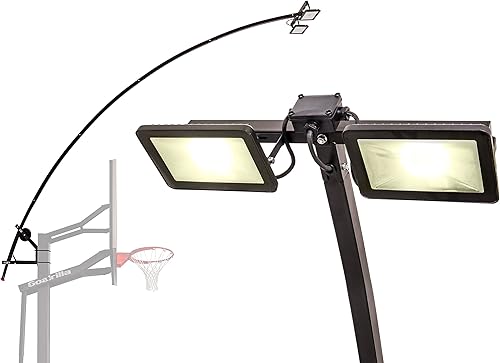 Miniatura 2 de La luz LED de aro de baloncesto Goalrilla ilumina el tablero, el borde y la cancha y se adapta a todos los aros de Goalrilla y otros aros en el suelo